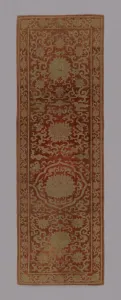 Panel (Furnishing Fabric), China, Qing dynasty (1644-1911), 1875 / 1900. Creator: Unknown