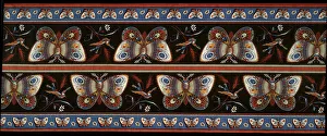 Panel (Furnishing Fabric), England, 1856. Creator: Lancaster Prints Panel (Furnishing Fabric), England, 1856. Creator: Lancaster Prints