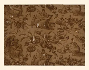 Panel (Furnishing Fabric), England, 1801 / 25. Creator: Unknown