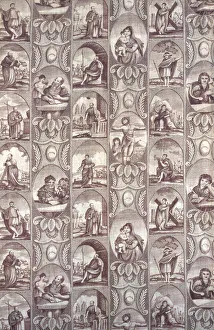 Panel (Furnishing Fabric), England, 1825-1875. Creator: Unknown