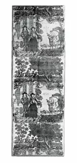 Daniel Mytens Collection: Panel (Furnishing Fabric), England, c. 1785. Creator: Sir Robert Peel and Co