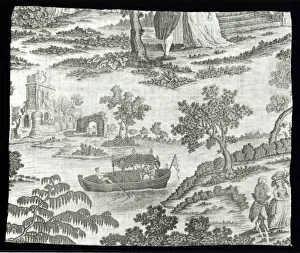 Panel (Furnishing Fabric), England, c. 1780. Creator: D. Richards