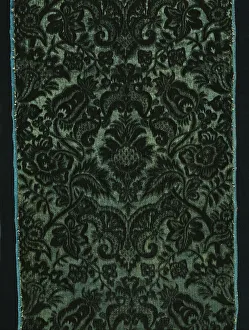 Soft Furnishings Prints: Panel (Furnishing Fabric), Flanders, c. 1700. Creator: Unknown