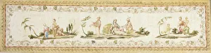 Chinoiserie Prints: Panel (Furnishing Fabric), France, 1775 / 1800. Creator: Unknown