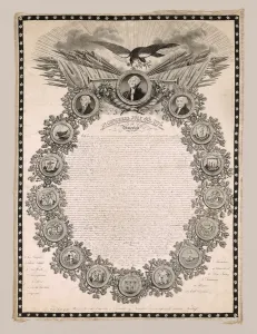Declaration Prints: Panel (Furnishing Fabric), Lyon, 1820. Creator: H. Brunet et Cie