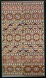 Panel (Furnishing Fabric), Sweden, 19th century. Creator: Unknown
