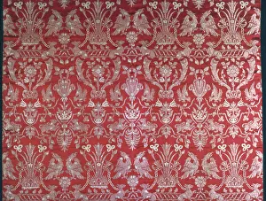 Satin Weave Prints: Panel, Germany, Late 19th/early 20th century (based on a 15th century design)