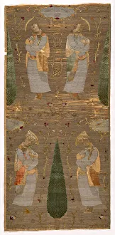People Motif Prints: Panel, Iran, 1600/28. Creator: Unknown