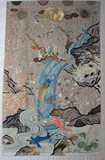 Panel, Japan, 1894, Meiji period (1868-1912). Creator: Unknown Panel, Japan, 1894, Meiji period (1868-1912). Creator: Unknown