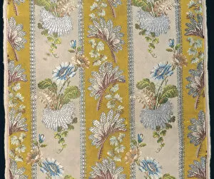 Brocade Collection: Panel, Lyon, 1760 / 70. Creator: Unknown