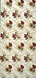 Rose Gallery: Panel, Lyon, 1860 / 80. Creator: Mathevon et Bouvard