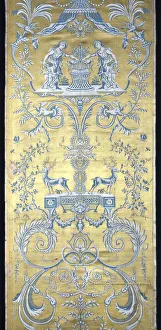 Objecttextiles Prints: Panel, Lyon, Directoire period, c. 1785. Creator: Unknown