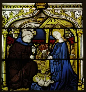 Burgundy Prints: Panel with The Nativity, French, ca. 1440. Creator: Unknown