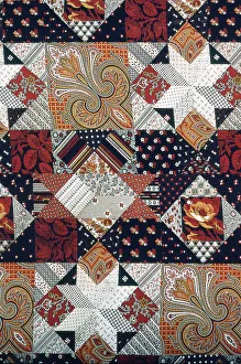 Cotton Plain Weave Prints: Panel, New Hampshire, 1825/75. Creator: Cocheco Cotton Manufacturing Company