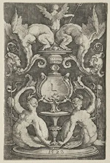 Lucas Van Leyden Dutch Prints: Panel of Ornament, 1528. Creator: Lucas van Leyden (Dutch, 1494-1533)