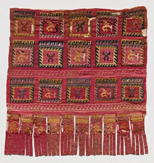 Panel, Peru, 1250/1470. Creator: Unknown