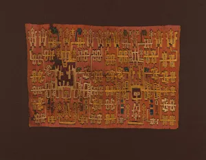 Nazca Prints: Panel, Peru, Possibly 500 / 600. Creator: Unknown