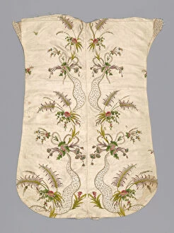 Images Dated 15th January 2022: Panel (Possibly a Chasuble Back), France, 1725 / 75. Creator: Unknown