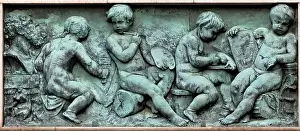 Mallet Prints: Panel representing Painting Sculpture & Architecture