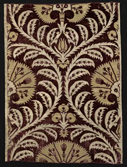 Satin Weave Prints: Panel, Turkey, 1575/1600. Creator: Unknown