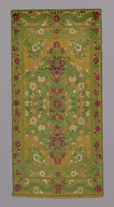 Gilt Thread Prints: Panel, Turkey, 17th century. Creator: Unknown