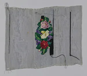 Cross Stitch Gallery: Panel (Unfinished), England, 19th century. Creator: Unknown