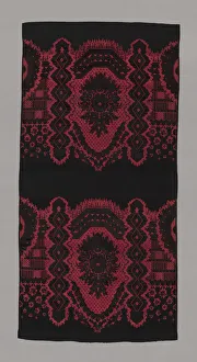 Elaborate Prints: Panel (woven #6), England, Late 18th century. Creator: Unknown