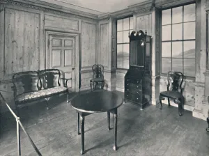 Anne Of Prints: Panelled Room, date about 1740, with Furniture Mostly of the Queen Anne Period, 1927