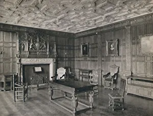 Edward F Prints: Panelled Room from the Old Palace, Bromley-By-Bow, 1927