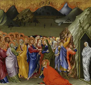 Entombment Prints: Four Panels with the Passion of Christ from a Predella, 1426. Creator: Giovanni di Paolo