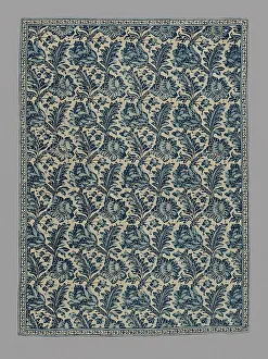 Cotton Plain Weave Prints: Panels, United States, 1725/75. Creator: Unknown