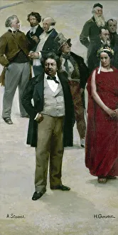 Writers Prints: The Panorama of the Century, 1889. Creators: Henri Gervex, Alfred Stevens