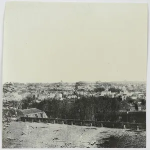 Chateau De St Cloud Prints: Panorama of Chateau de Saint-Cloud, 1871. Creator: Hippolyte Blancard