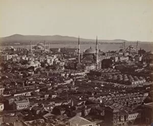Minarets Gallery: Panorama of Constantinople, 1857. Creator: James Robertson