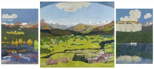 Giovanni 1868 1933 Prints: Panorama of Flims, 1904
