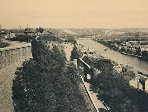River Meuse Gallery: Panorama de la Meuse vu de la route Merveilleuse, c1900