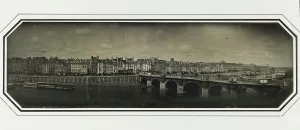 1st Arrondissement Prints: Panorama - Le Pont-Neuf, le Louvre et le quai de la Mégisserie