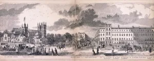 Panorama of London, 1849. Artist: George C Leighton