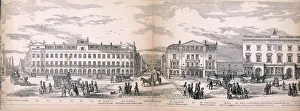 Panorama of London, 1849. Artist: George C Leighton