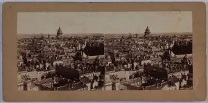 5th Arrondissement Prints: Panorama of the Pantheon, Paris, between 1855 and 1865. Creator: Unknown