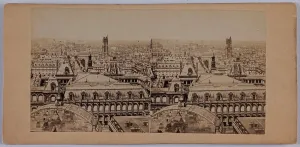 Tour Saint Jacques Prints: Panorama of Paris, between 1860 and 1862. Creator: Unknown