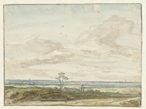 Panorama of a path next to a canal, 1630. Creator: Pieter Molijn