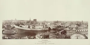 1st Arrondissement Prints: Panorama - Quai Malaquai, The Louvre