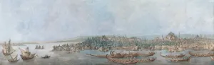 Topkapi Palace Prints: Panorama of Sarayburnu, Late 18th cent Artist: Cassas, Louis-Francois (1756-1827)