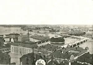Axel Gallery: Panorama of Stockholm, Sweden, 1895. Creator: Axel Lindahl