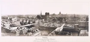 Panorama taken from the St Jacques tower, 4th arrondissement, Paris, 1867. Creator: Unknown