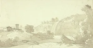 Panoramic Italian Landscape, n.d. Creator: Pierre Antoine Mongin