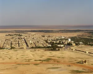 Townscape Prints: Panoramic landscape, Tadmur, near ancient Palmyra/Tadmor