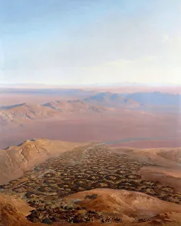 Panoramic View of the Capture of the Smala of Abd El-Kader, 16 May 1843. Artist: Fort, Jean-Antoine-Simeon (1793-1861)