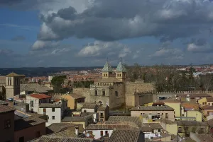 Walled Town Prints: Panoramic view of the city of Toledo, Spain, 2022. Creator: LTL